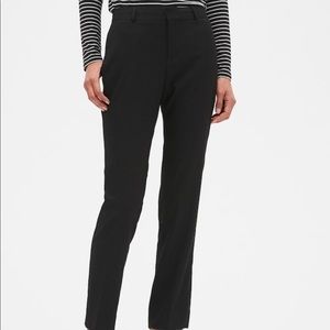 Washable Curvy Ryan Black Straight Suit Pant